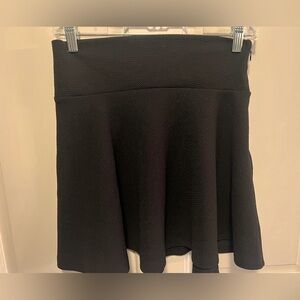 Forever 21 black flare skirt size S